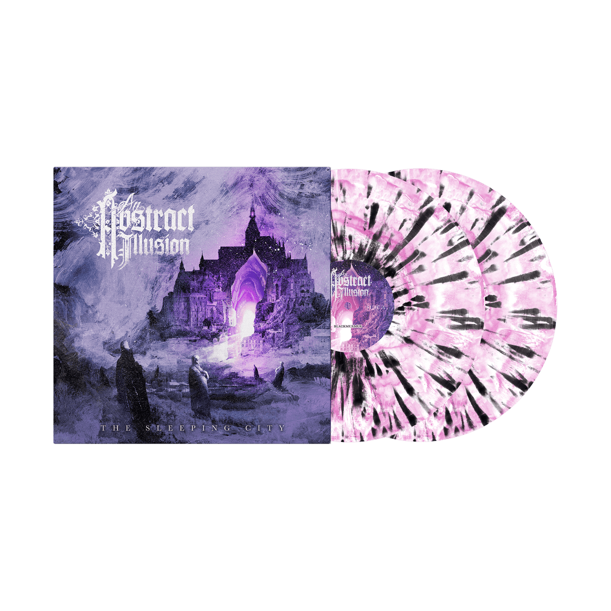The Sleeping City 2x12" Vinyl - Pink/White w/ Black Splatter