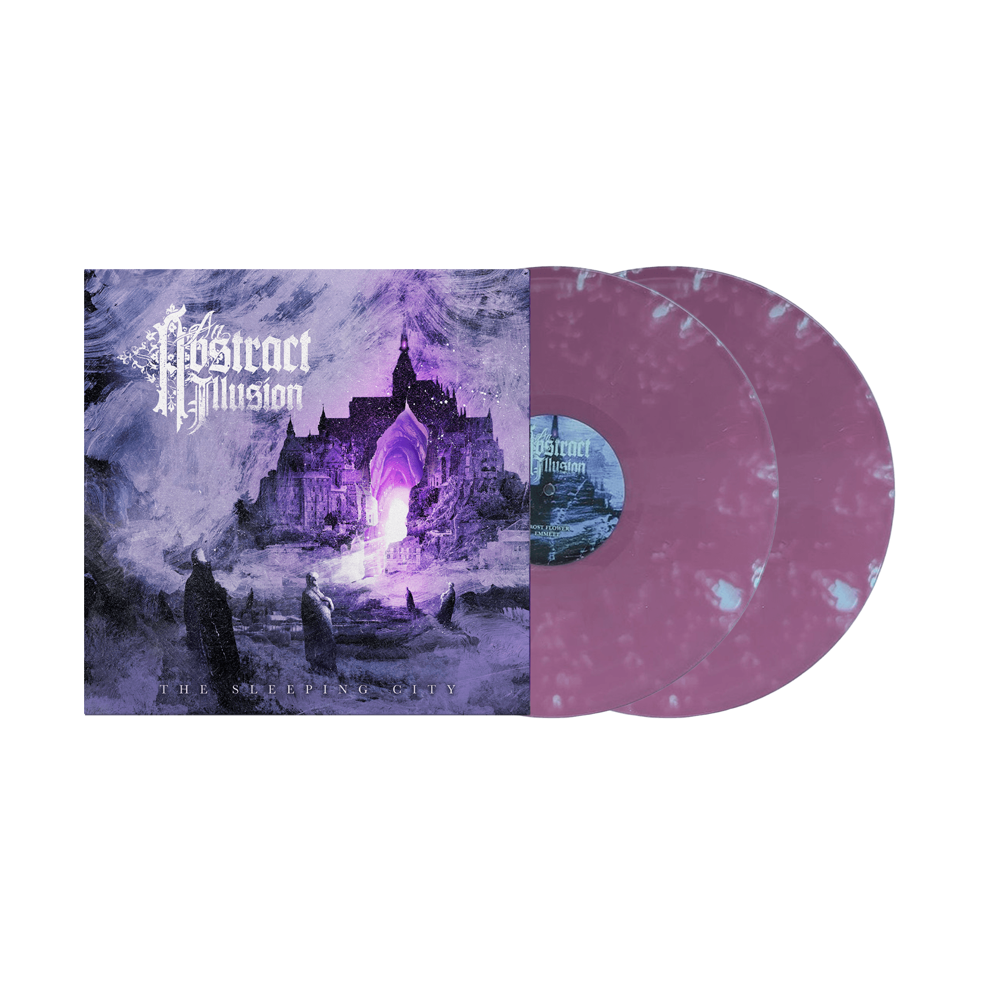 The Sleeping City 2x12" Vinyl - Pink/White Marble